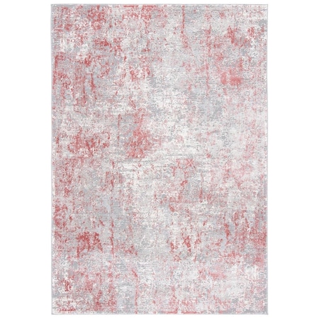 Safavieh 9 x 12 ft. Meadow 500 Power Loomed Rectangle Area Rug Grey & Pink MDW583H-9